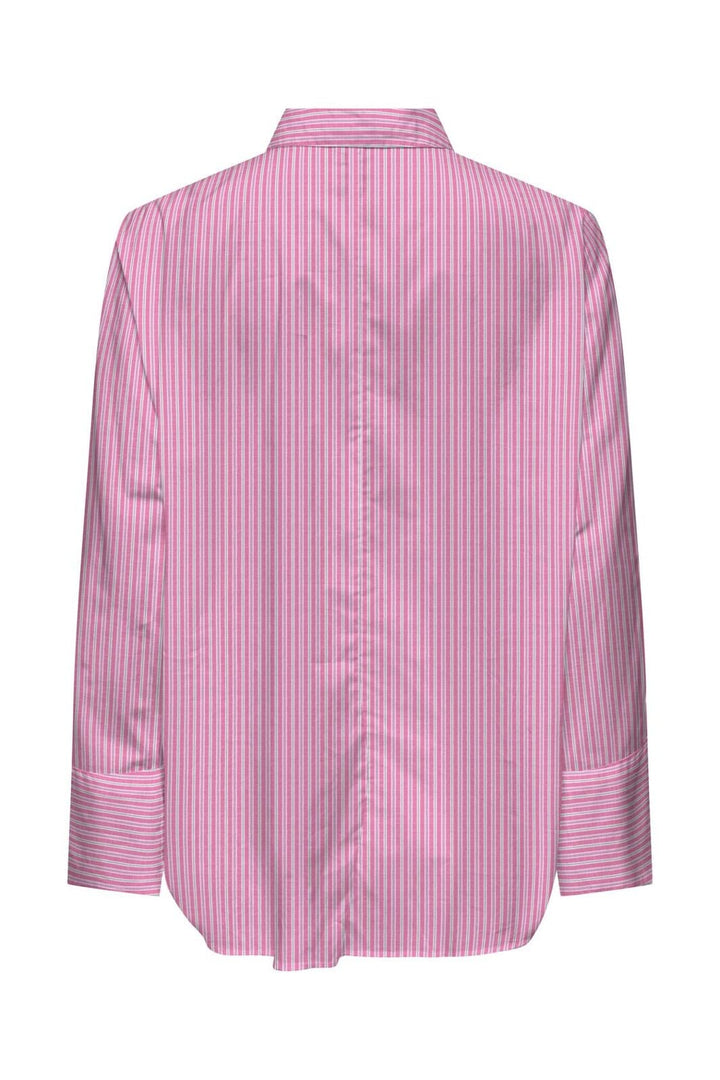 Only - Onlgrace Bersa Ls Shirt - 4983434 Wild Orchid White