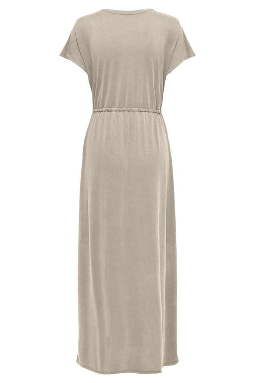 Only - Onlhannah S/S Long Dress - 4793475 Feather Gray Kjoler 