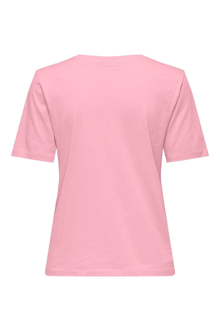 Only - Onlhappy S/S O-Neck Tee Pr - 5065228 Romance Rose