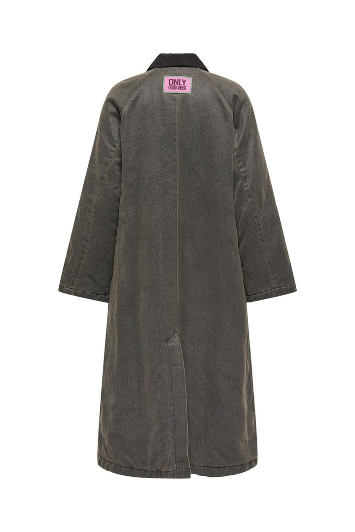 Only - Onljanet X-Long Coat Cc - 4783626 Raven Chocolate Torte