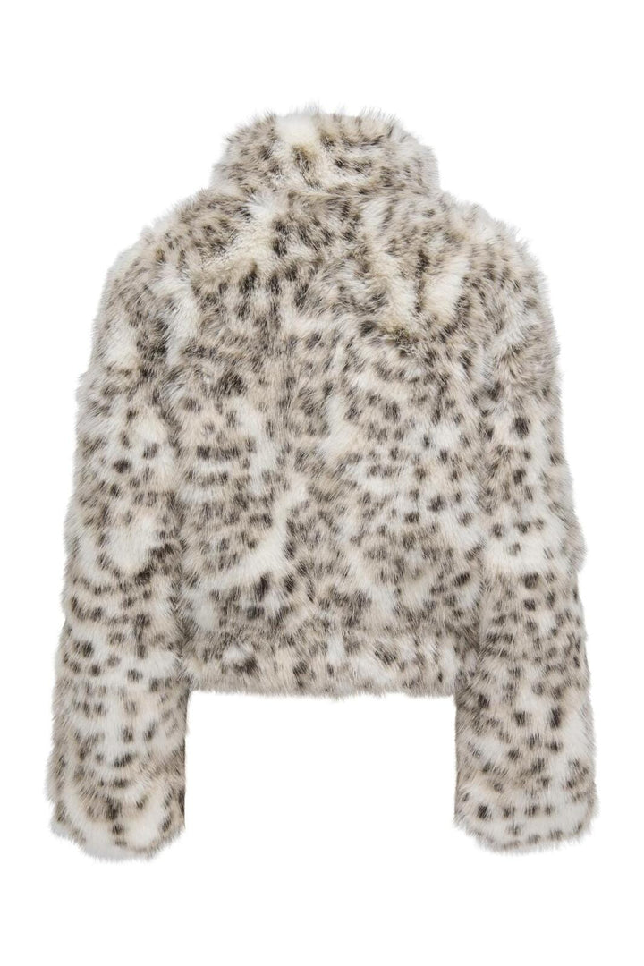 Only - Onljanis Life Faux Fur Leo Jacket Cc - 4775647 Birch