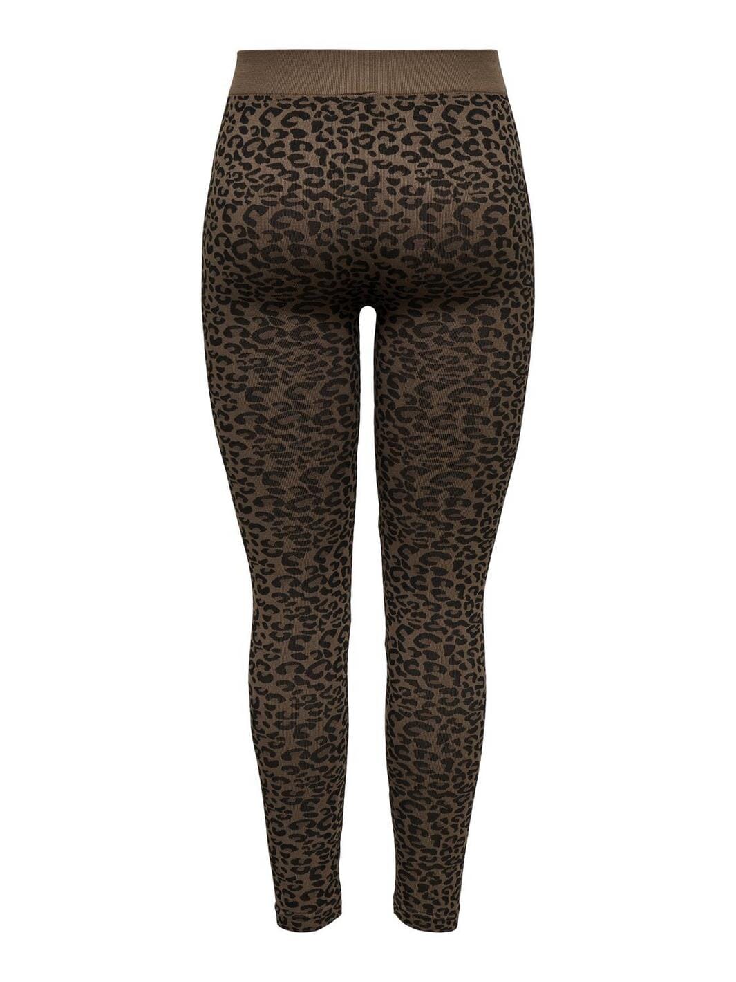 Only - Onljungle Seamless Animal Leggings Acc - 4756659 Pinecone Leopard Pattern