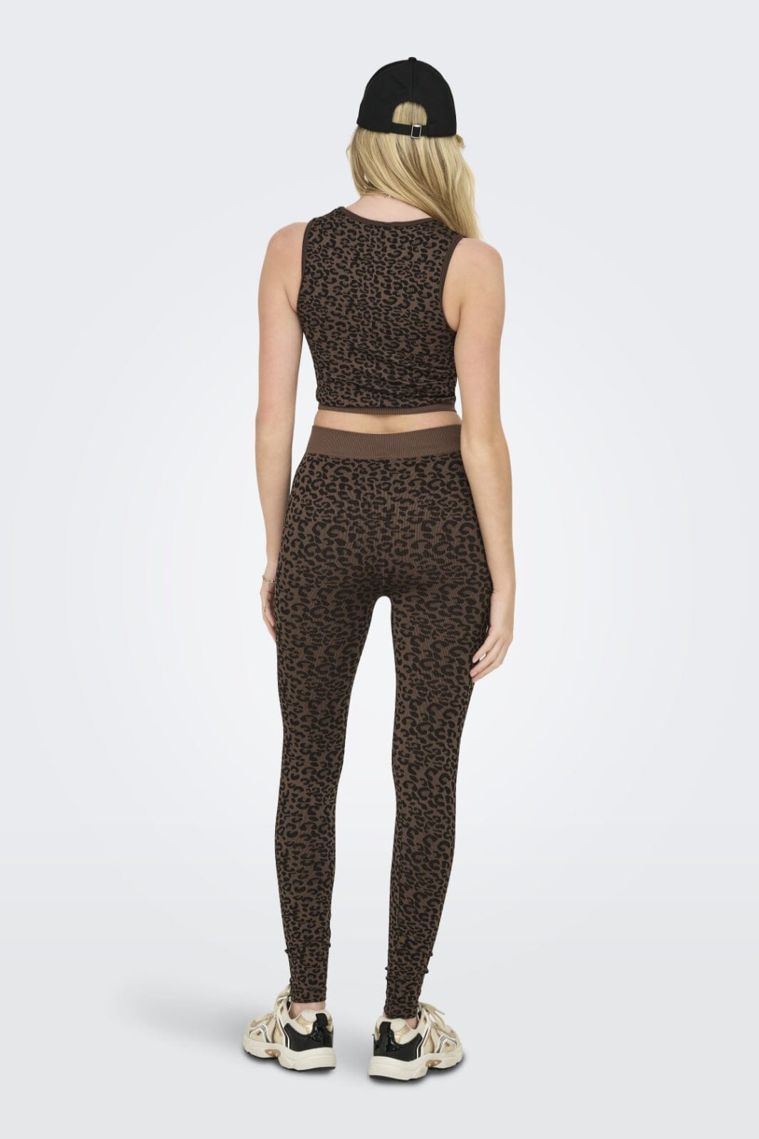 Only - Onljungle Seamless Animal Leggings Acc - 4756659 Pinecone Leopard Pattern
