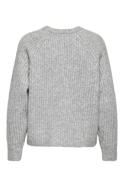 Only - Onlkalibu L/S Cardigan Knt - 4981919 Light Grey Melange