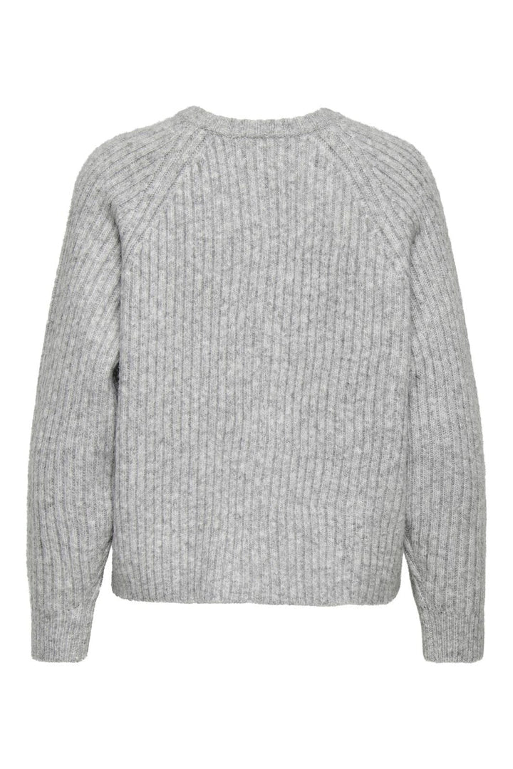 Only - Onlkalibu L/S Cardigan Knt - 4981919 Light Grey Melange