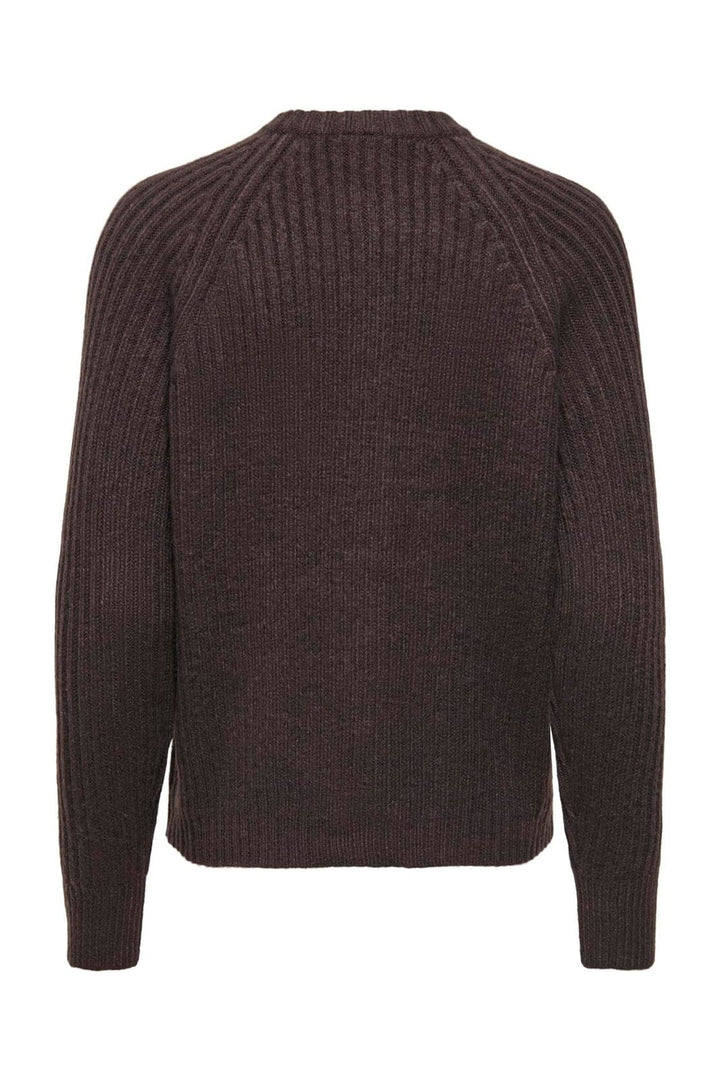 Only - Onlkalibu L/S Cardigan Knt - 5109877 Chocolate Brown