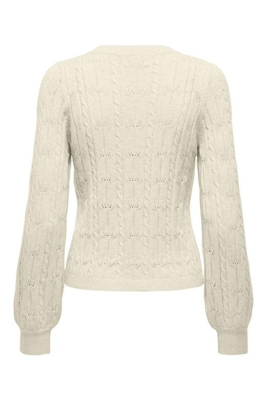 Only - Onlkatia Ls Structure O-Neck Pull Cc Knt - 4959380 Baby'S Breath