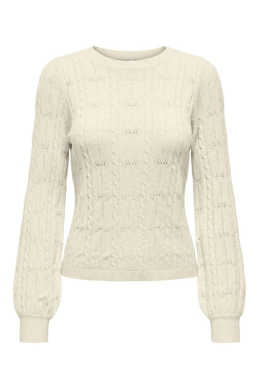 Only - Onlkatia Ls Structure O-Neck Pull Cc Knt - 4959380 Baby'S Breath
