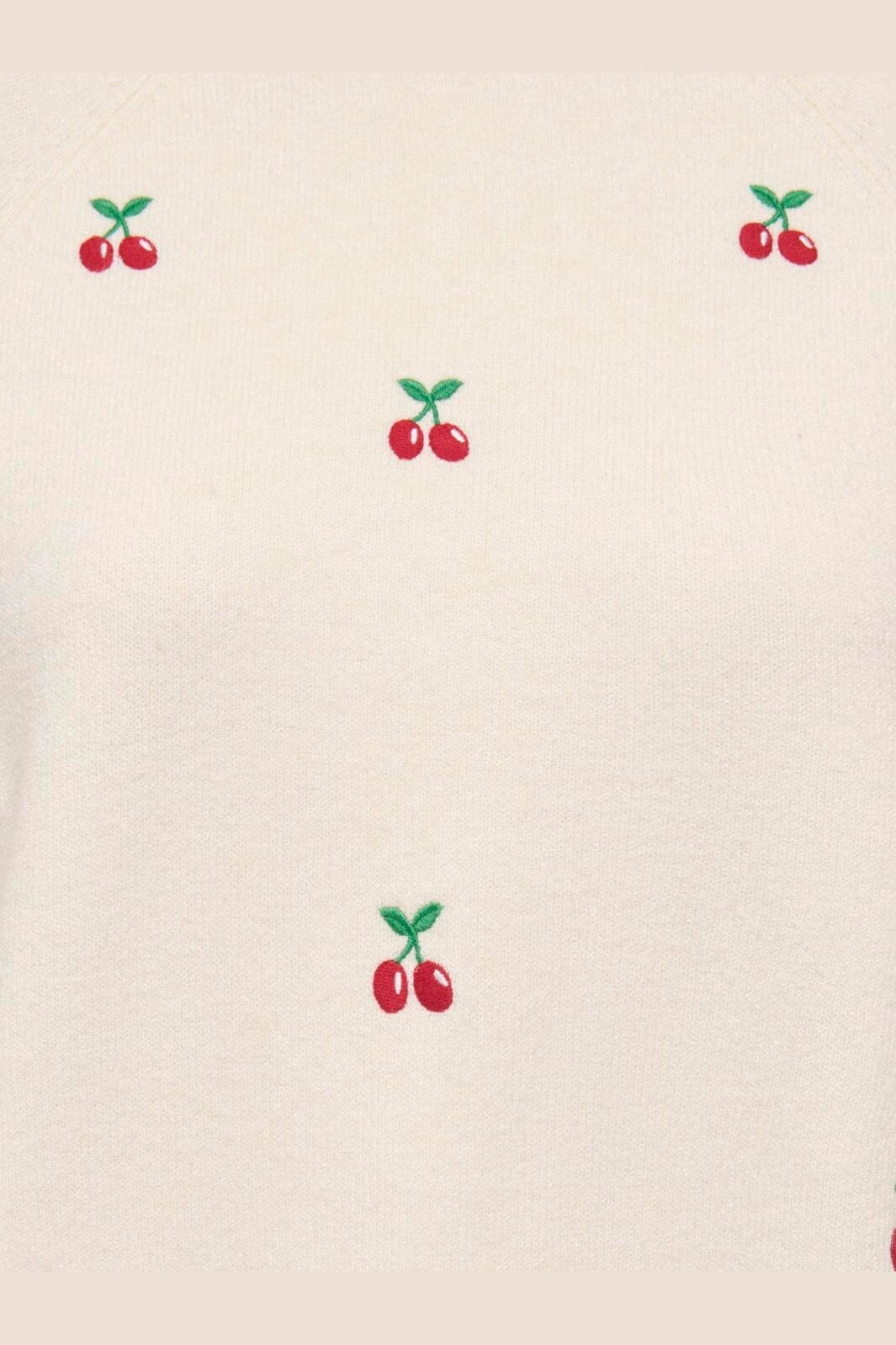 Only - Onlkatia Ss O-Neck Detail Nca Knt - 5069009 Whitecap Gray Cherry