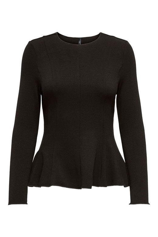 Only - Onlkenya L/S Peplum Top - 4957220 Chocolate Torte