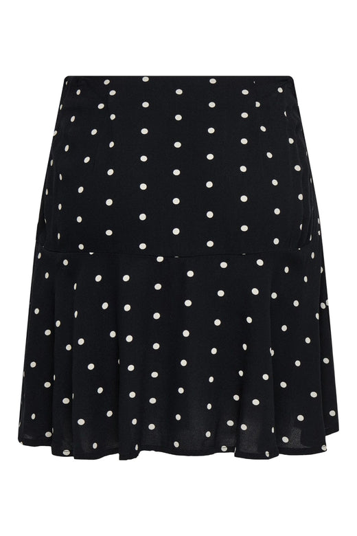 Only - Onlkeshav Short Skirt - 4959210 Black Dots Nederdele 