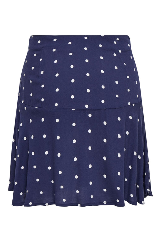 Only - Onlkeshav Short Skirt - 4991003 Patriot Blue Dots Nederdele 