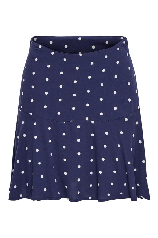 Only - Onlkeshav Short Skirt - 4991003 Patriot Blue Dots Nederdele 