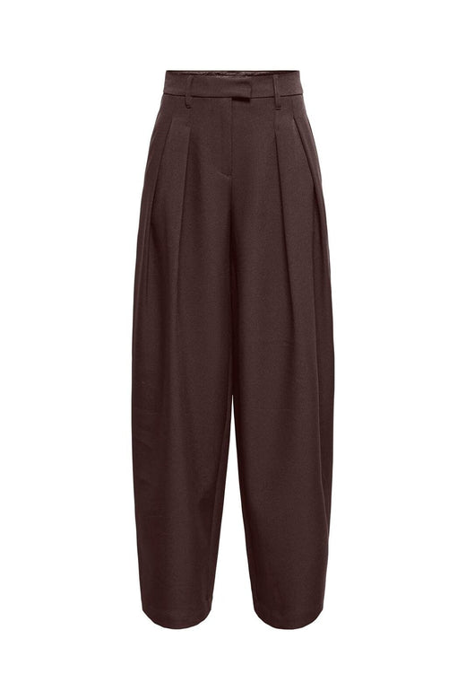 Only - Onlkirsy Pleat Barrel Pant Tlr - 5183755 Coffee Bean