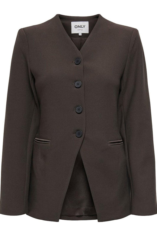 Only - Onllamina Life L/S Fit Blazer Tlr - 4880873 Mulch Blazere 