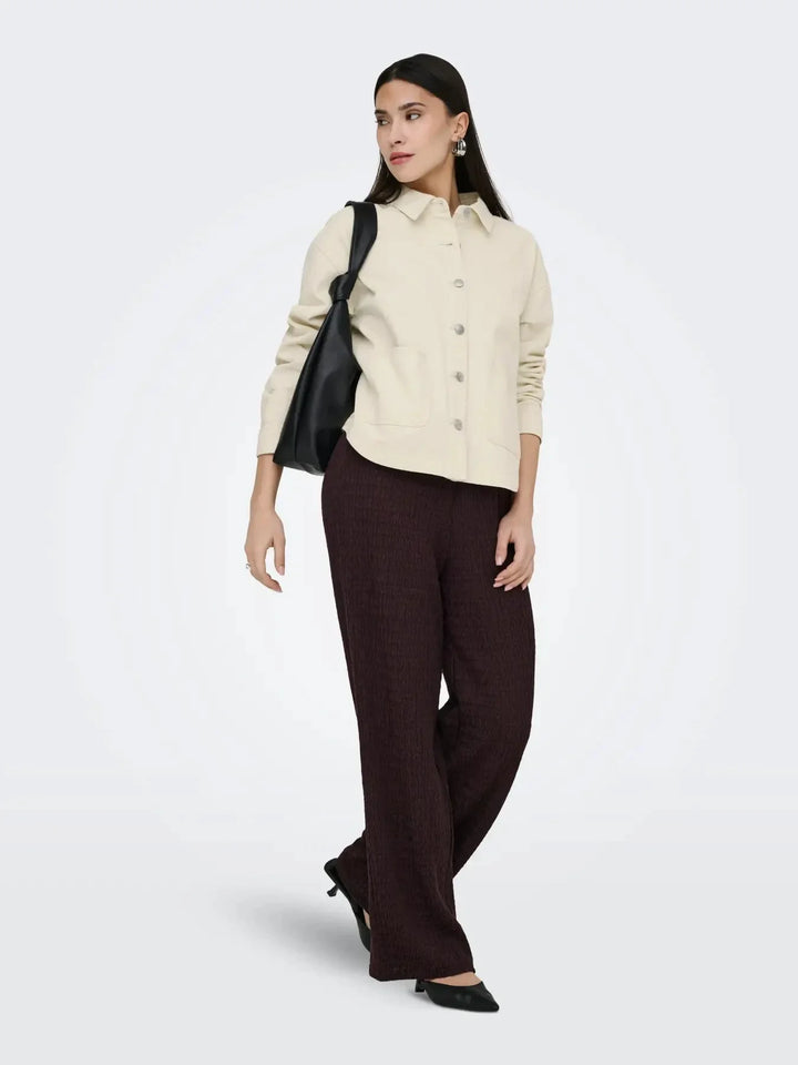 Only - Onllara Ls Shacket Gua - 4996737 Birch Jakker 