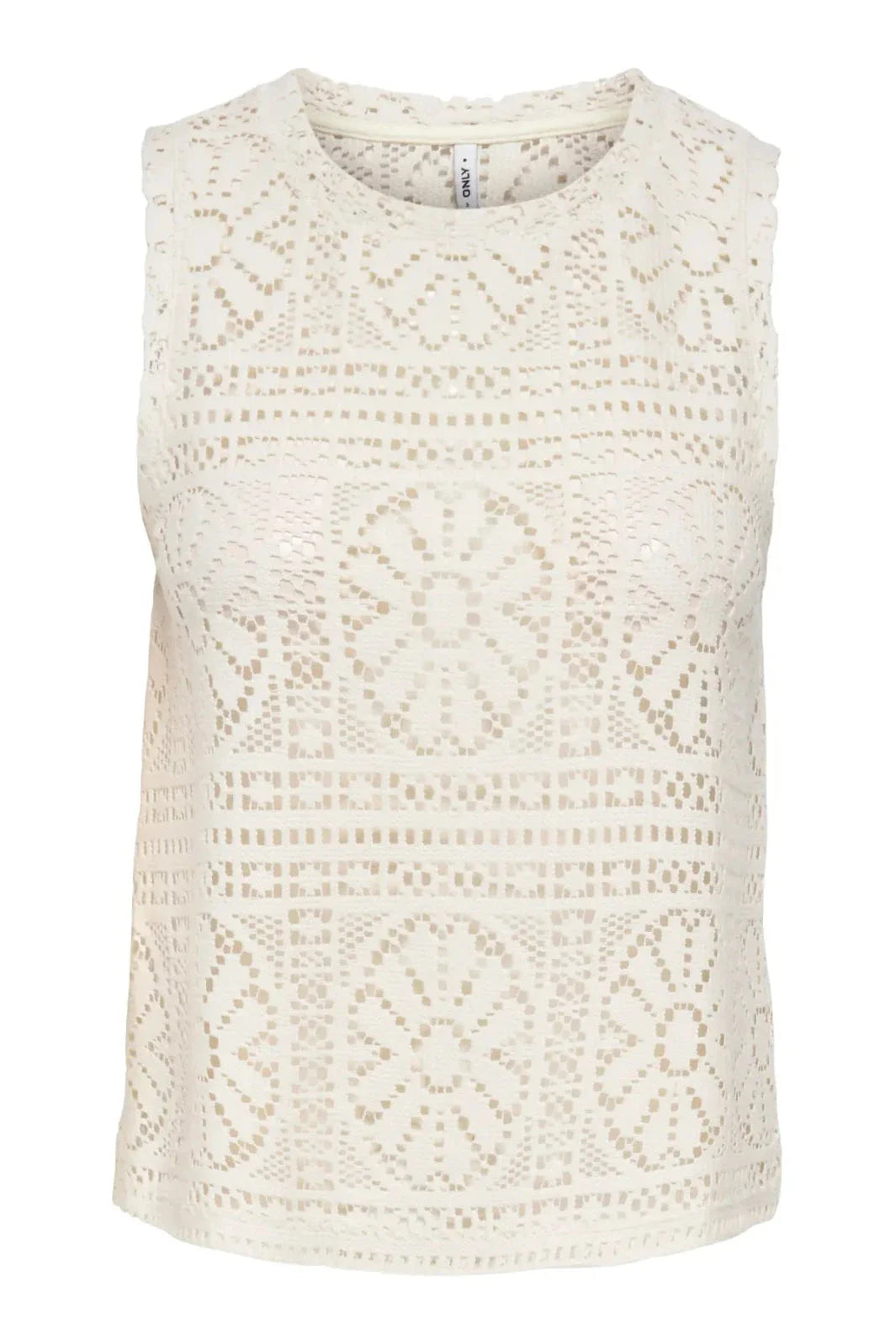 Only - Onllian Lace Tank Top - 4990765 Birch Toppe 
