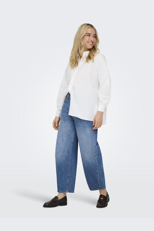 Only - Onllibba L/S Shirt - 4951306 Bright White