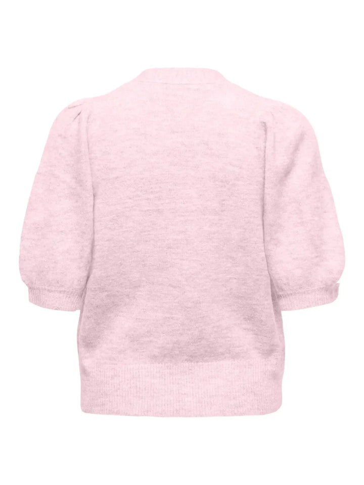 Only - Onlliva V-Neck S/S Cardigan Knt - 4975690 Potpourri Melange Cardigans 