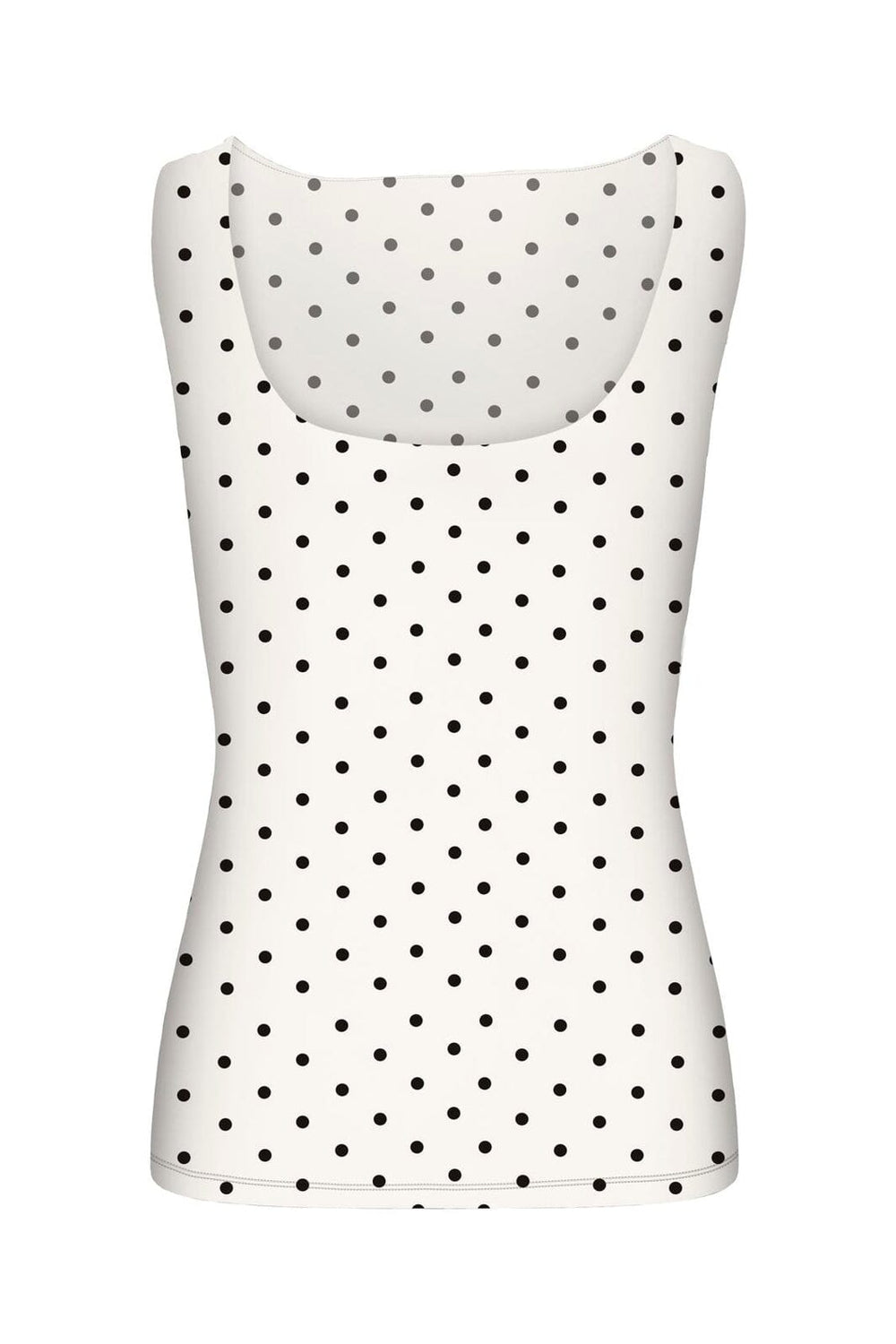 Only - Onllone 2-Way S/L Top - 5083276 Cloud Dancer Small Black Dots