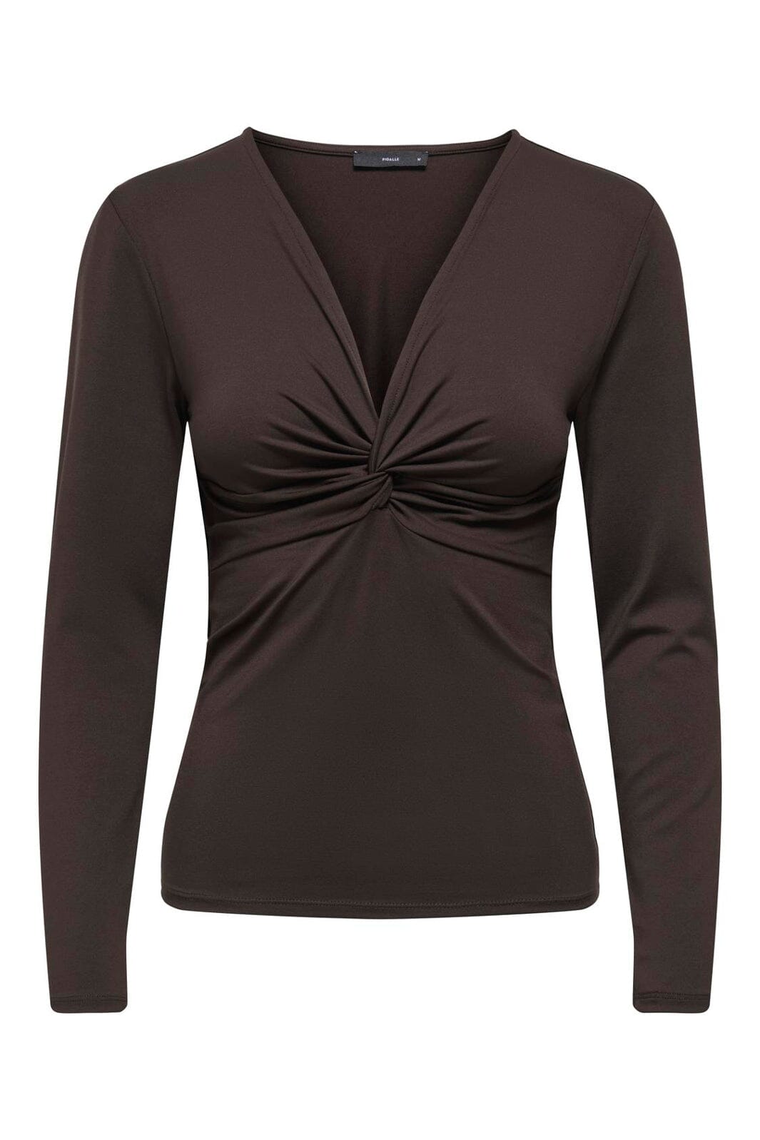 Only - Onllone Life L/S Knot Top - 5072423 Chocolate Torte