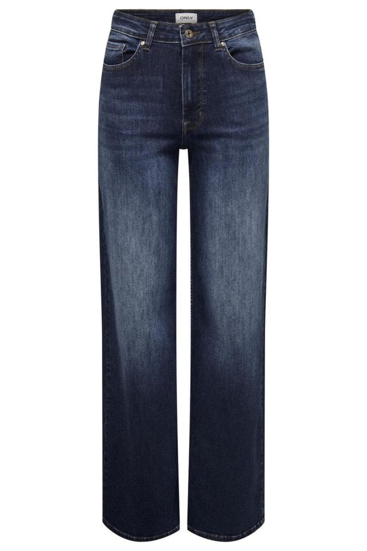 Only - Onlmadison Blush Wide Rea081 - 4454789 Dark Blue Denim Jeans 