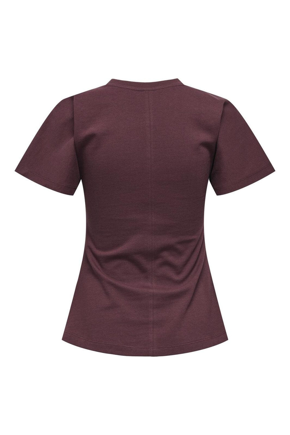 Only - Onlmarie Life S/S Ruching Top - 4919662 Decadent Chocolate