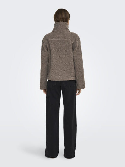 Only - Onlmegan Teddy Jacket - 4903501 Walnut Fleece jakker 