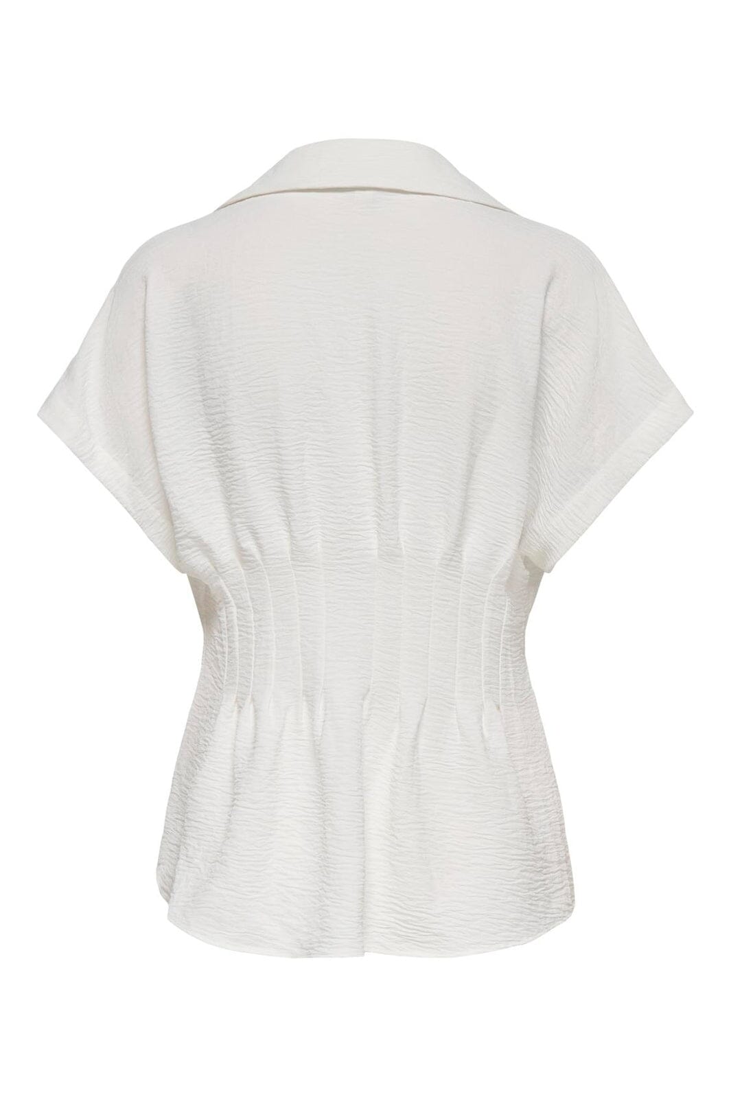 Only - Onlmette Waist Fit Ss Shirt - 4999027 Cloud Dancer