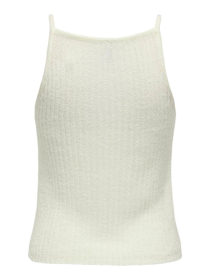 Only - Onlmiami Sl Strap Top Knt - 4748194 Cloud Dancer