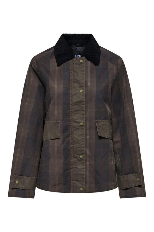 Only - Onlmountain Check Jacket - 4853599 Slate Black Check