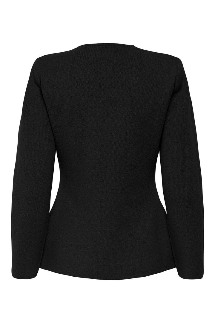 Only - Onlmyera Life Ls One Button Cardigan Knt - 4932283 Black
