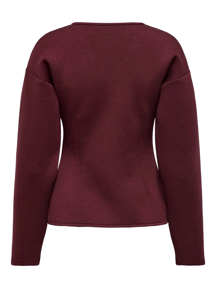 Only - Onlnaomi L/S Cardigan Swt - 4912046 Decadent Chocolate Gold Buttons Cardigans 