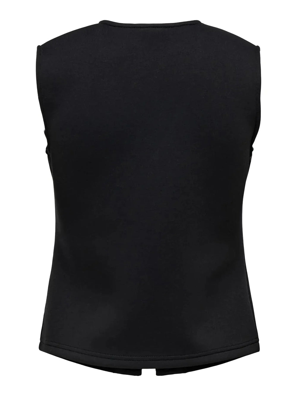 Only - Onlnaomi S/L Vest Swt - 4912054 Black Gold Buttons Veste 