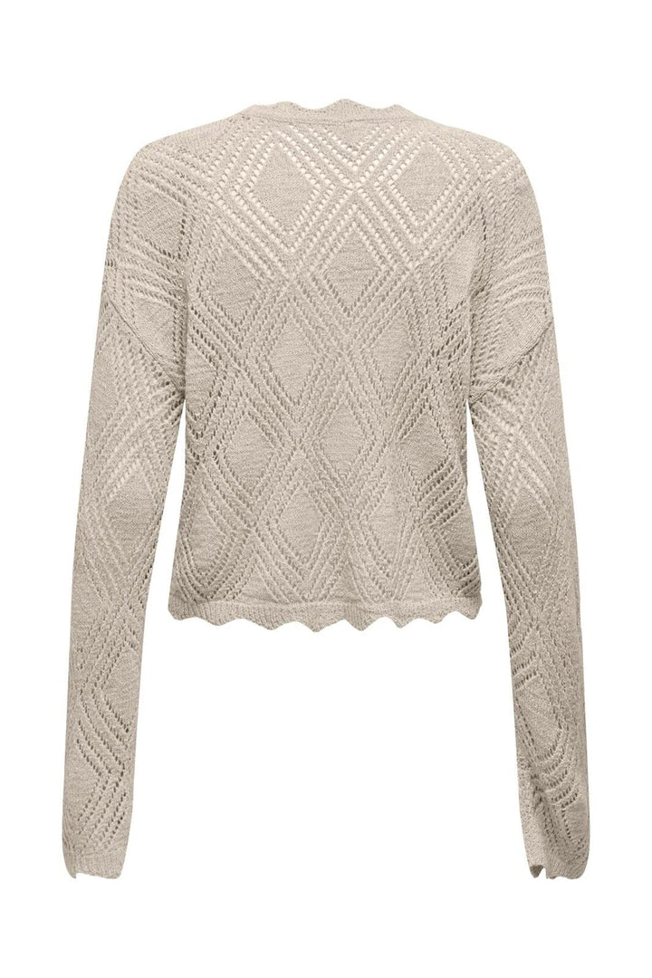 Only - Onlpamela Ls Struct Pullover Cc Knt - 4981949 Birch