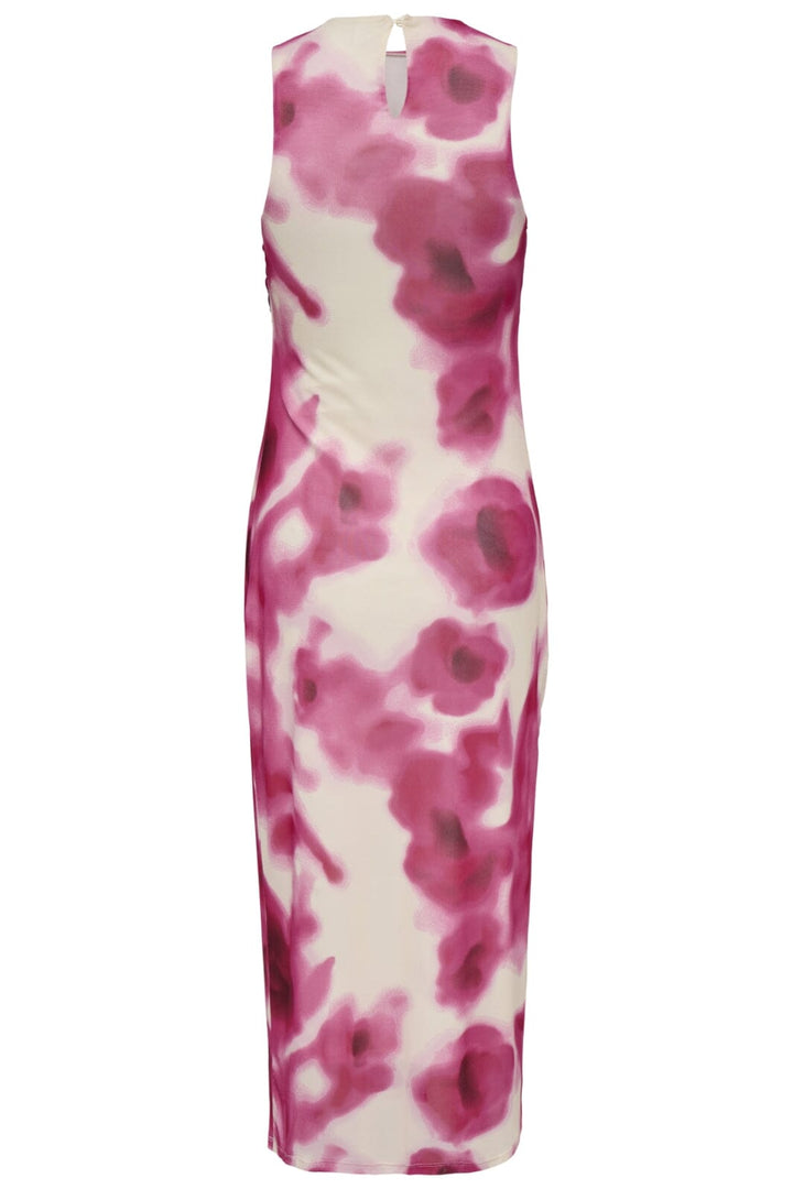 Only - Onlparis S/L Midi Dress Box 15348167 - 4753115 - Cloud Dancer Sunne Flowers