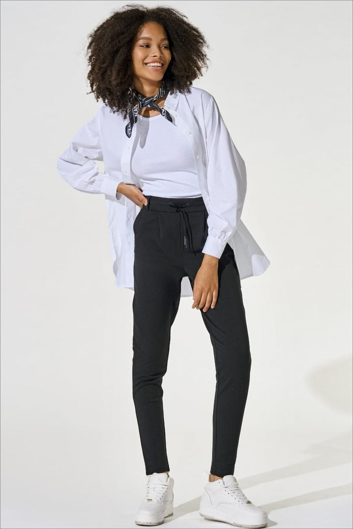 Only - Onlpoptrash Life Easy Col Pant Pnt - 2214692 Night Sky