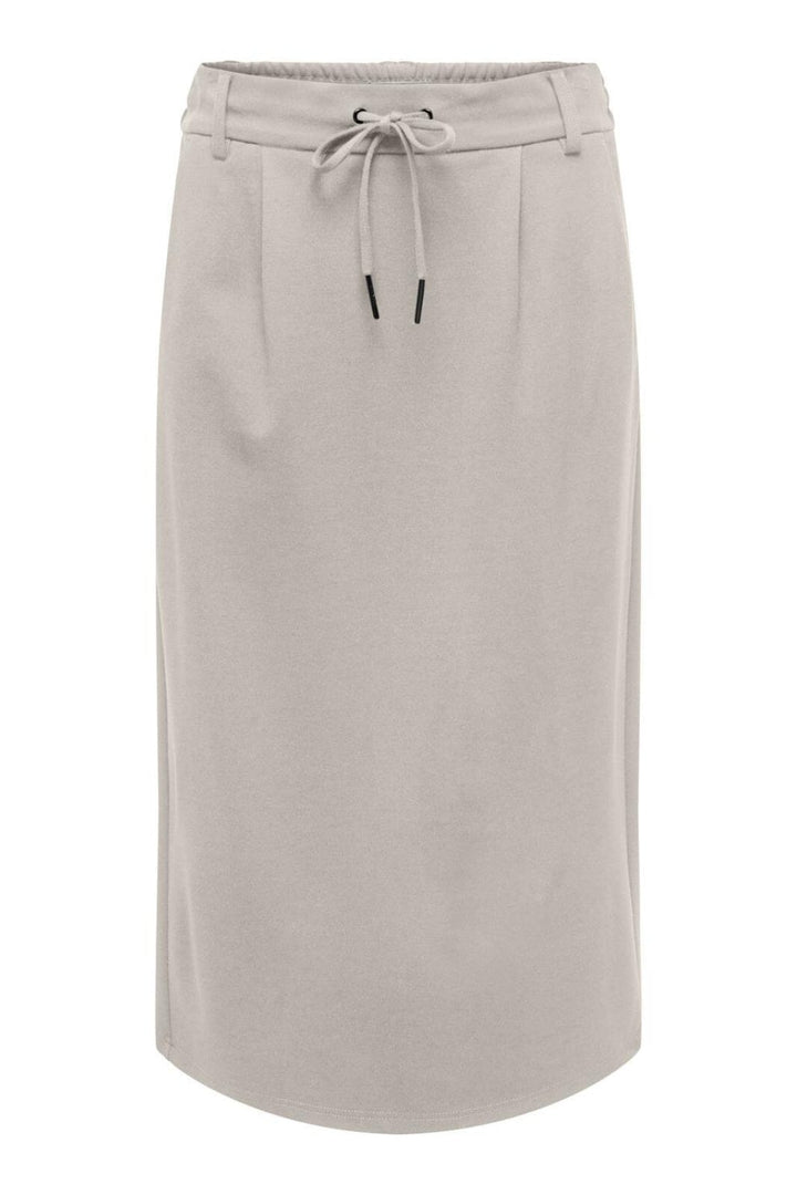 Only - Onlpoptrash Life Easy Midi Skirt - 4589759 Pumice Stone