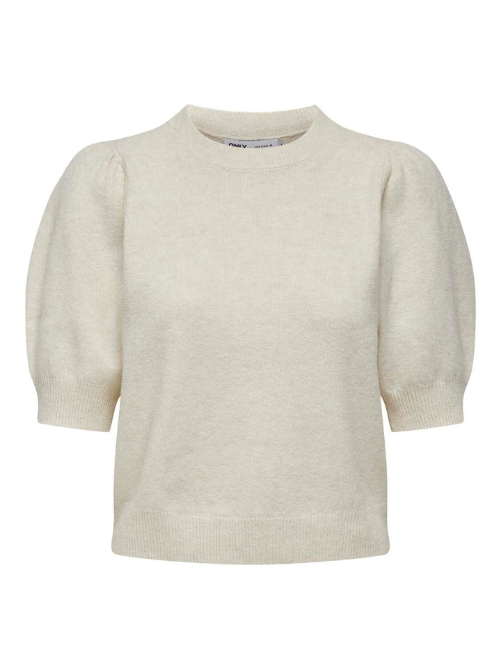 Only - Onlrica Life 2/4 Pullover Knt - 4456945 Birch W. Melange