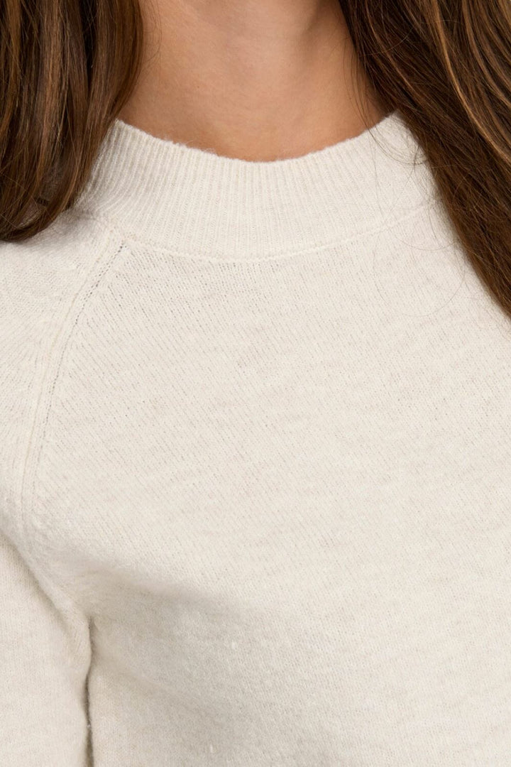 Only - Onlrica Life L/S Pullover Knt - 3730710 Birch W. Melange