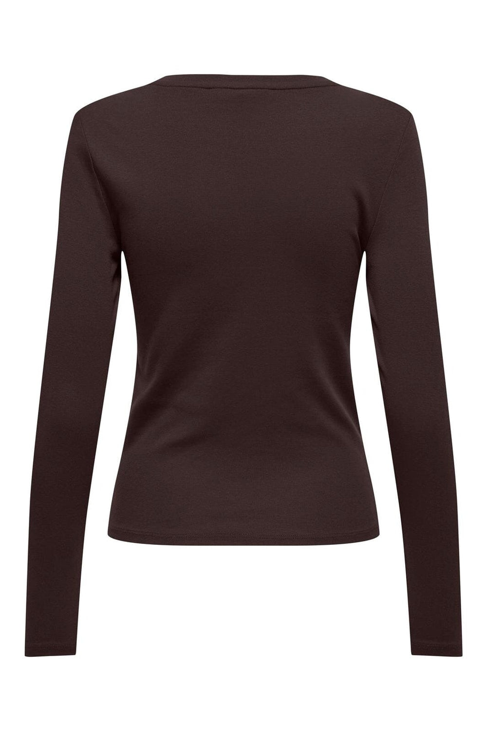 Only - Onlriley O-Neck L/S Top - 4972052 Black Coffee