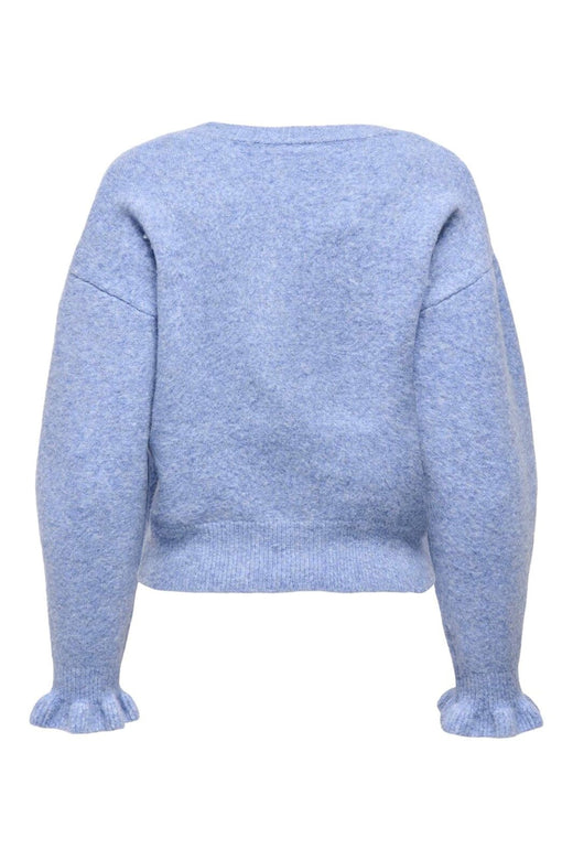 Only - Onlrima Life Ls Button Cardigan Knt - 4954761 Ultramarine Melange/Pearl Button