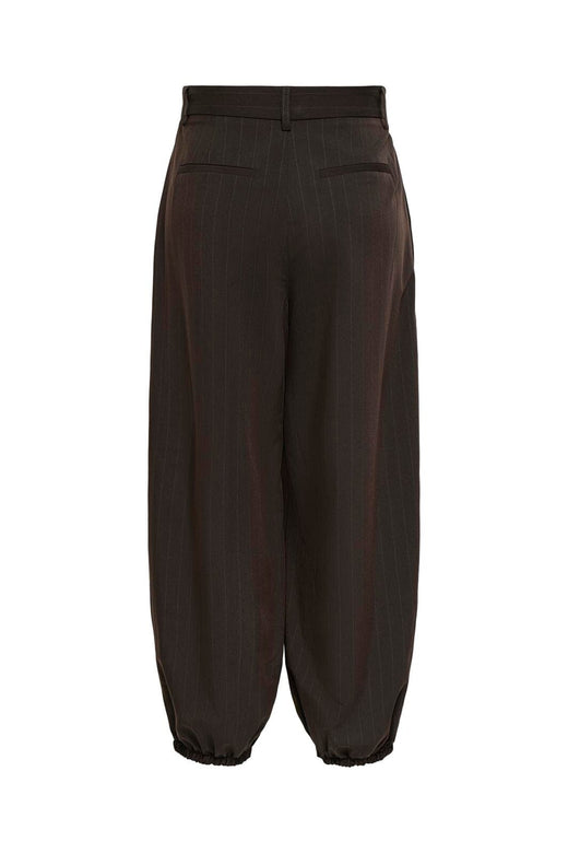 Only - Onlrumba-Alden Pinst Balloon Pant Tlr - 5117323 Mole Pumice Stone Pinstripes