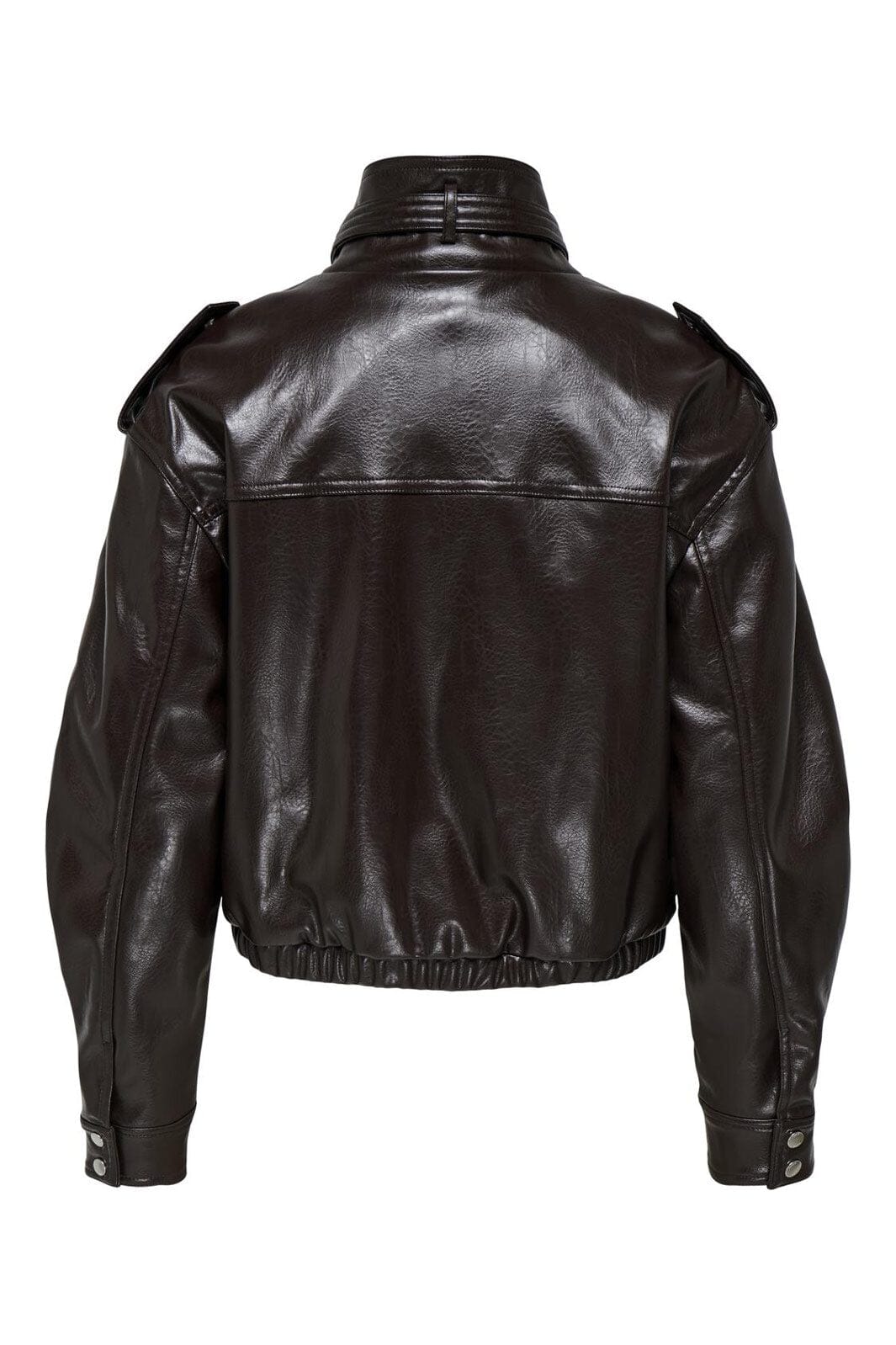 Only - Onlsana Faux Leather Jacket - 4933032 Black Coffee