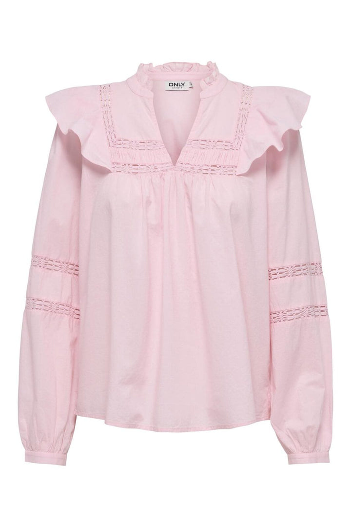 Only - Onlselma Life L/S Blouse - 4691402 Pink Lady