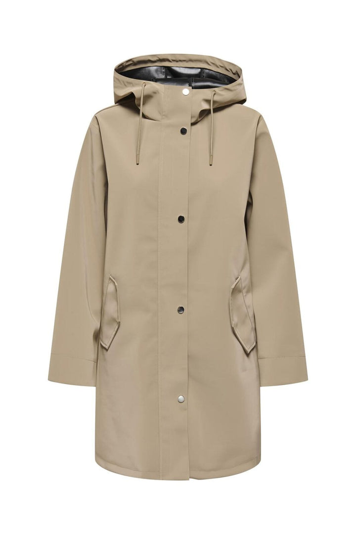 Only - Onlsia Raincoat - 4887233 Silver Mink