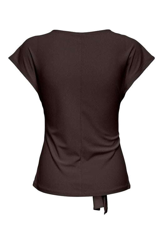 Only - Onlsilja S/L Twist Top - 4891801 Chocolate Torte