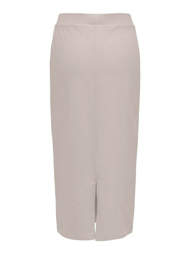 Only - Onlsilvina Skirt Swt - 4787548 Pumice Stone