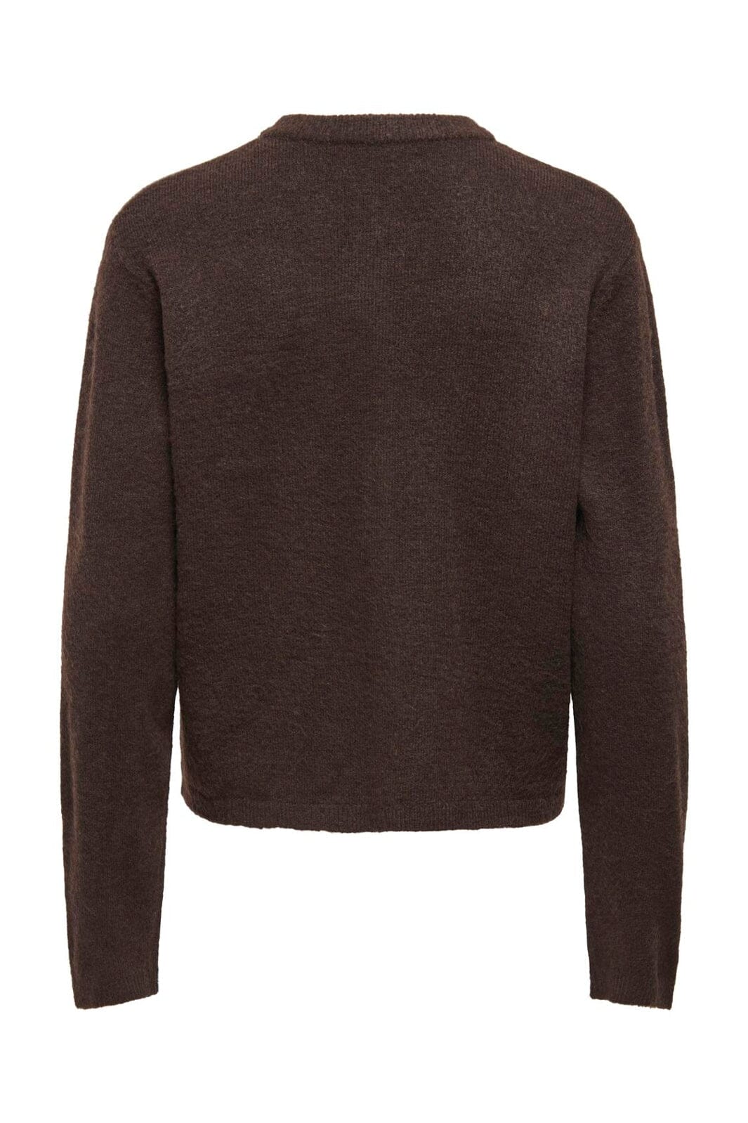 Only - Onlsimoni L/S O-Neck Cardigan Knt - 4961581 Coffee Bean Melange