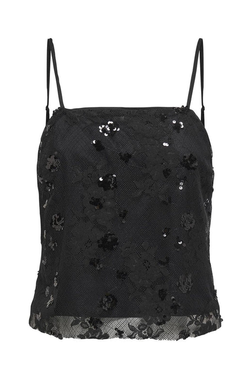 Only - Onlsinna Lace Singlet Xt - 4838740 Black